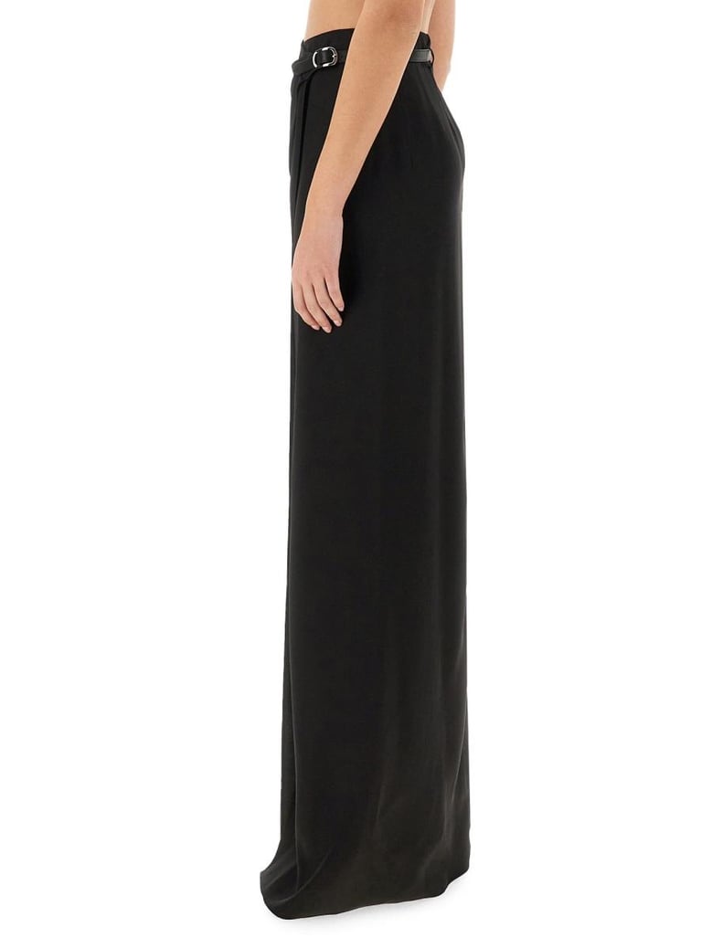 maxi wrap skirt with belt by Selfnex