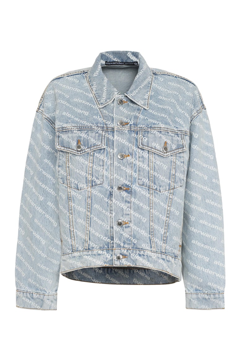 all over logo jacket by Selfnex