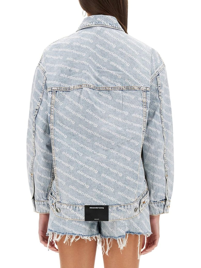 all over logo jacket by Selfnex