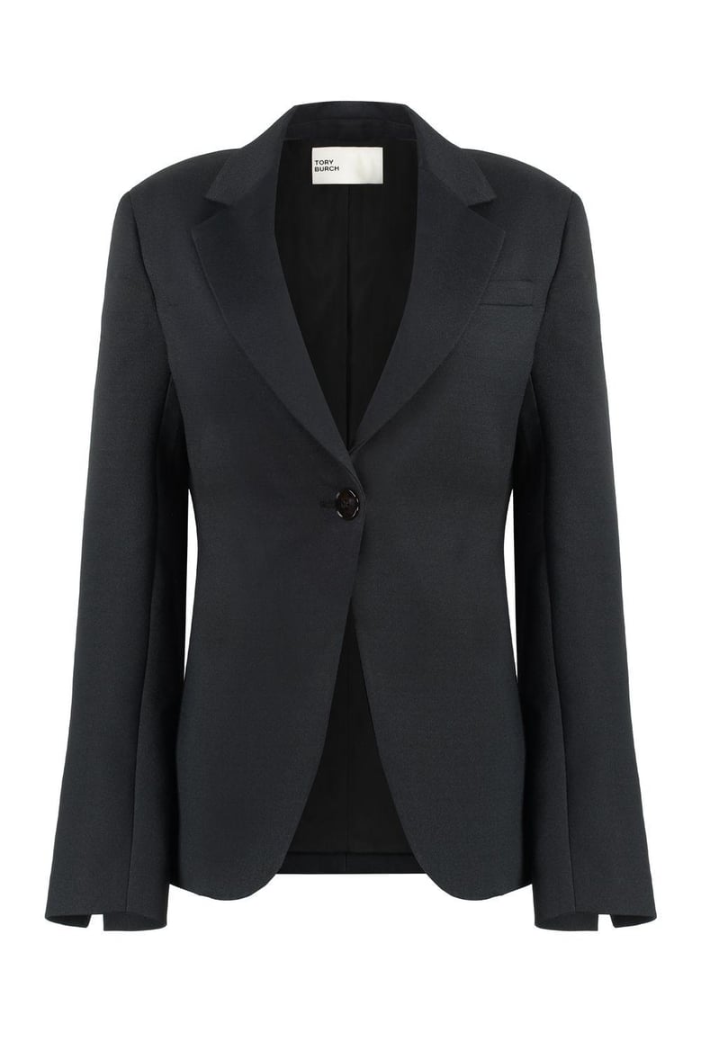 crepe blazer by Selfnex