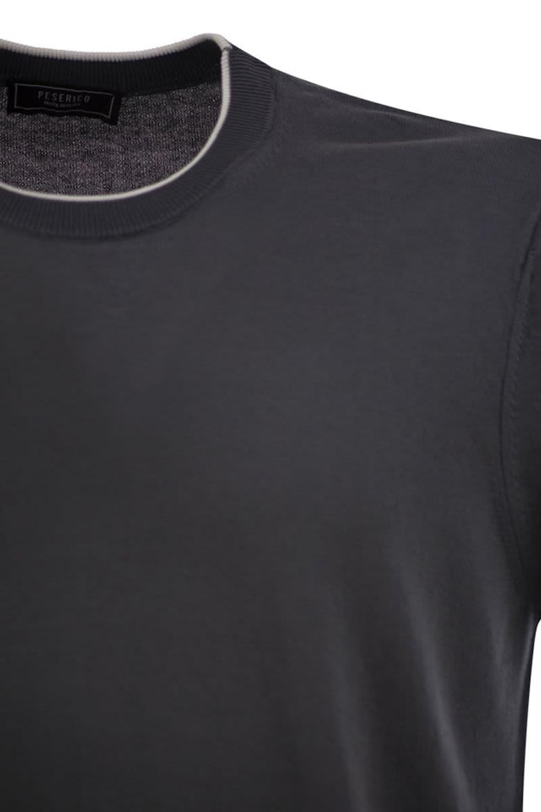 t-shirt in pure cotton yarn by Selfnex
