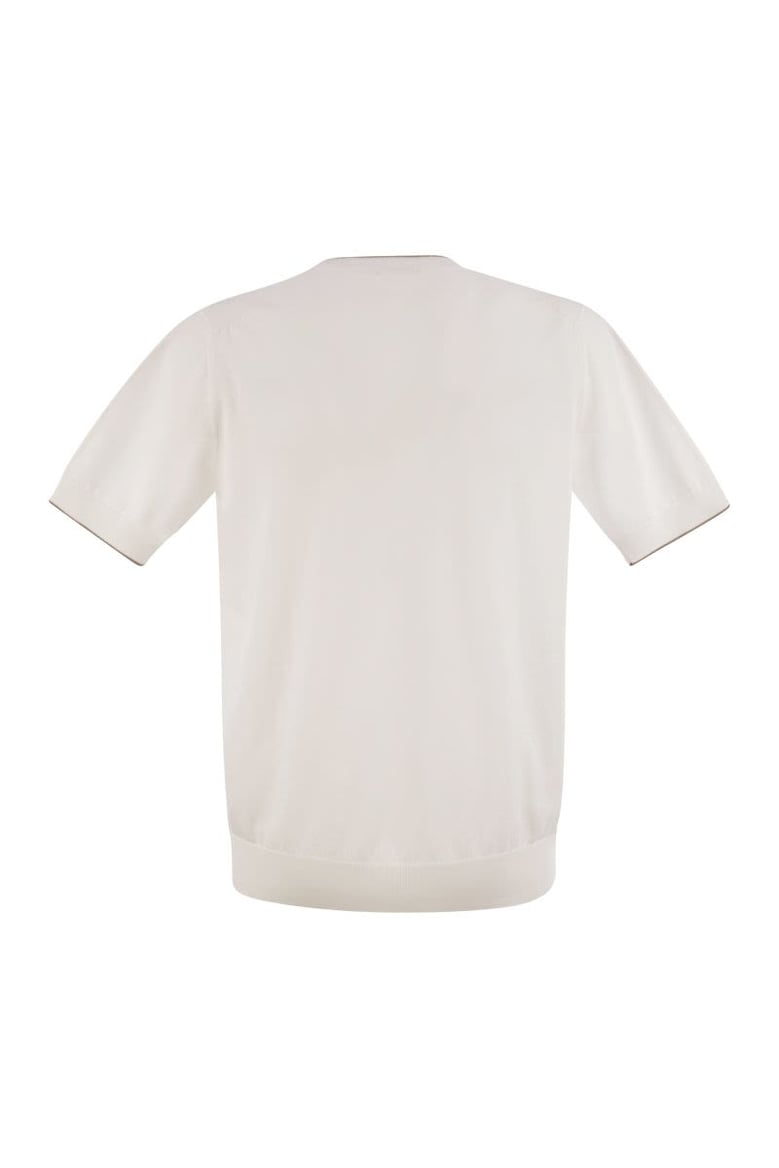 t-shirt in pure cotton yarn by Selfnex