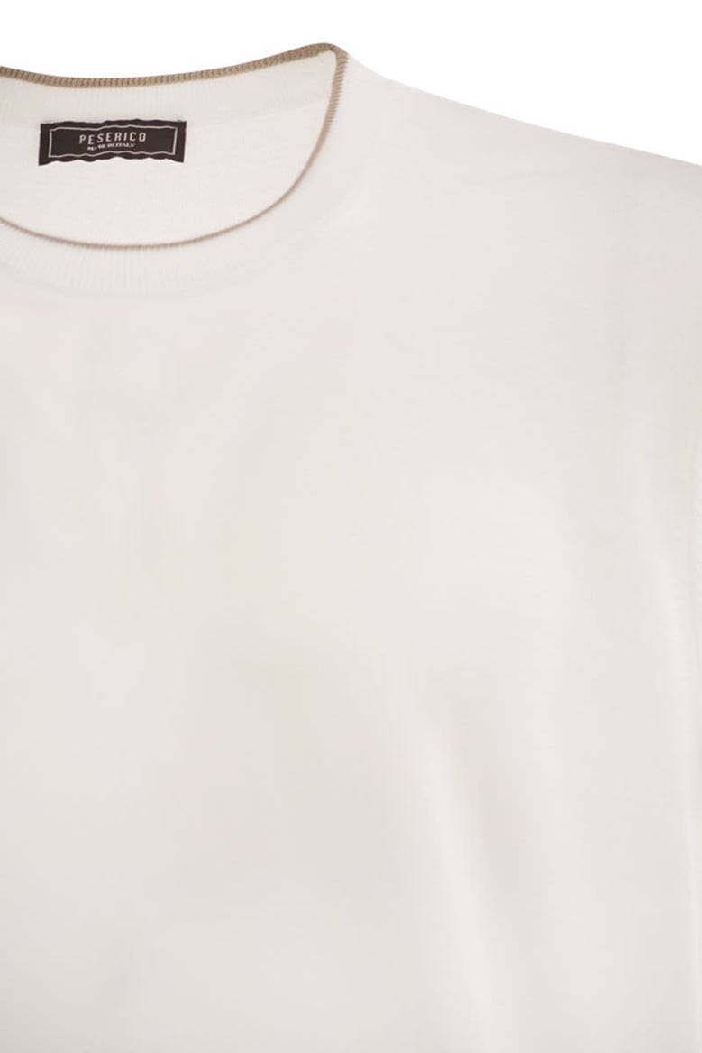 t-shirt in pure cotton yarn by Selfnex