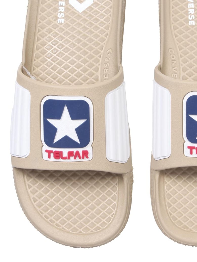 rubber slide sandals by Selfnex