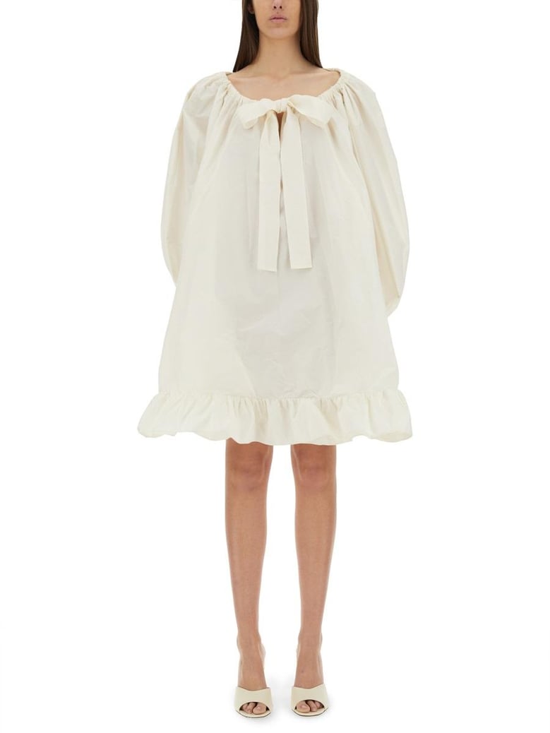ruffle hem dress by Selfnex