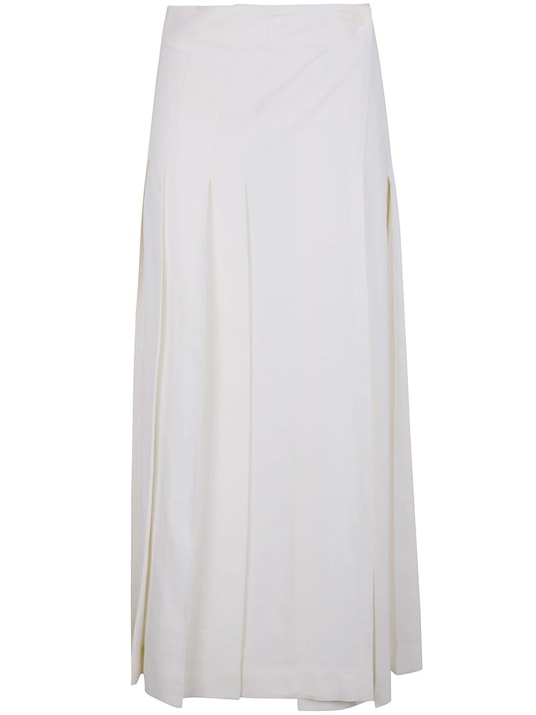 maxi pleated skirt by Selfnex