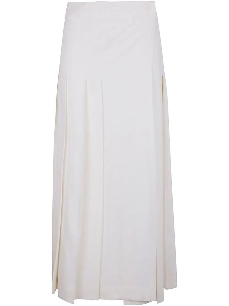 maxi pleated skirt by Selfnex