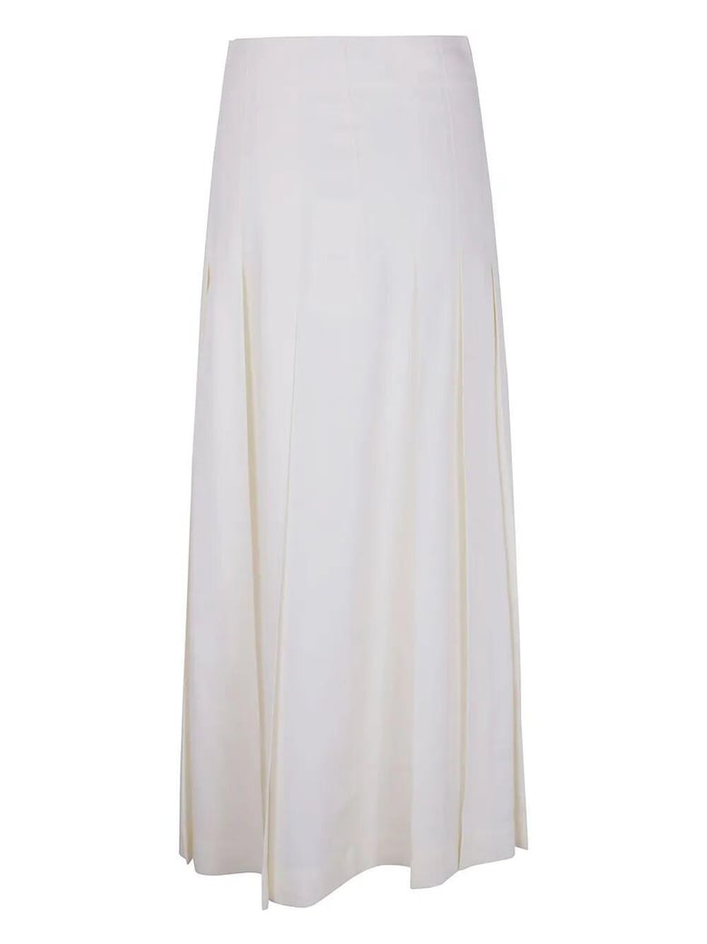 maxi pleated skirt by Selfnex