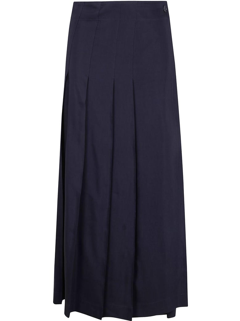 maxi pleated skirt by Selfnex