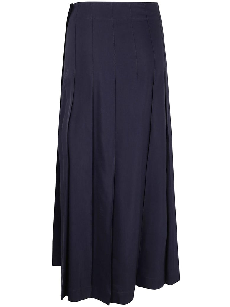 maxi pleated skirt by Selfnex