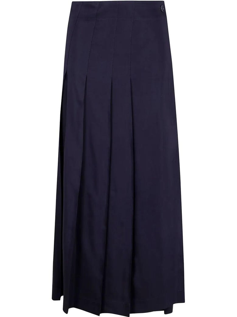 maxi pleated skirt by Selfnex