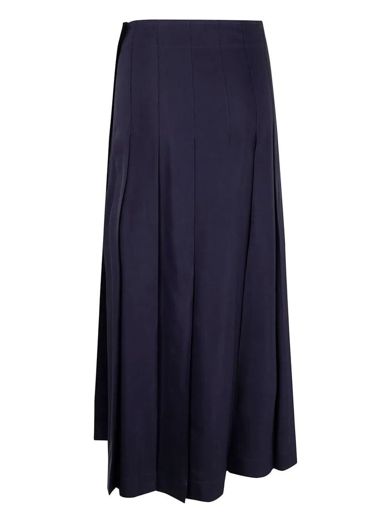 maxi pleated skirt by Selfnex