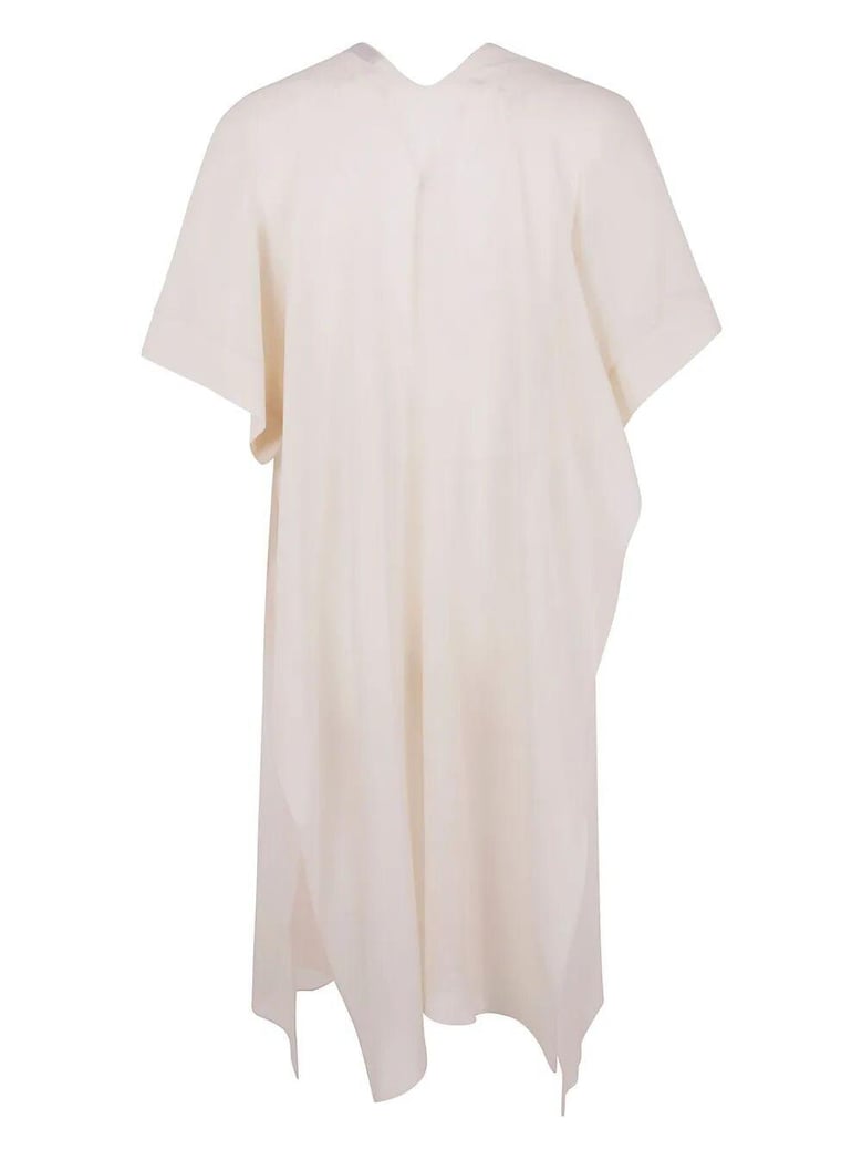 silk georgette raincoat by Selfnex