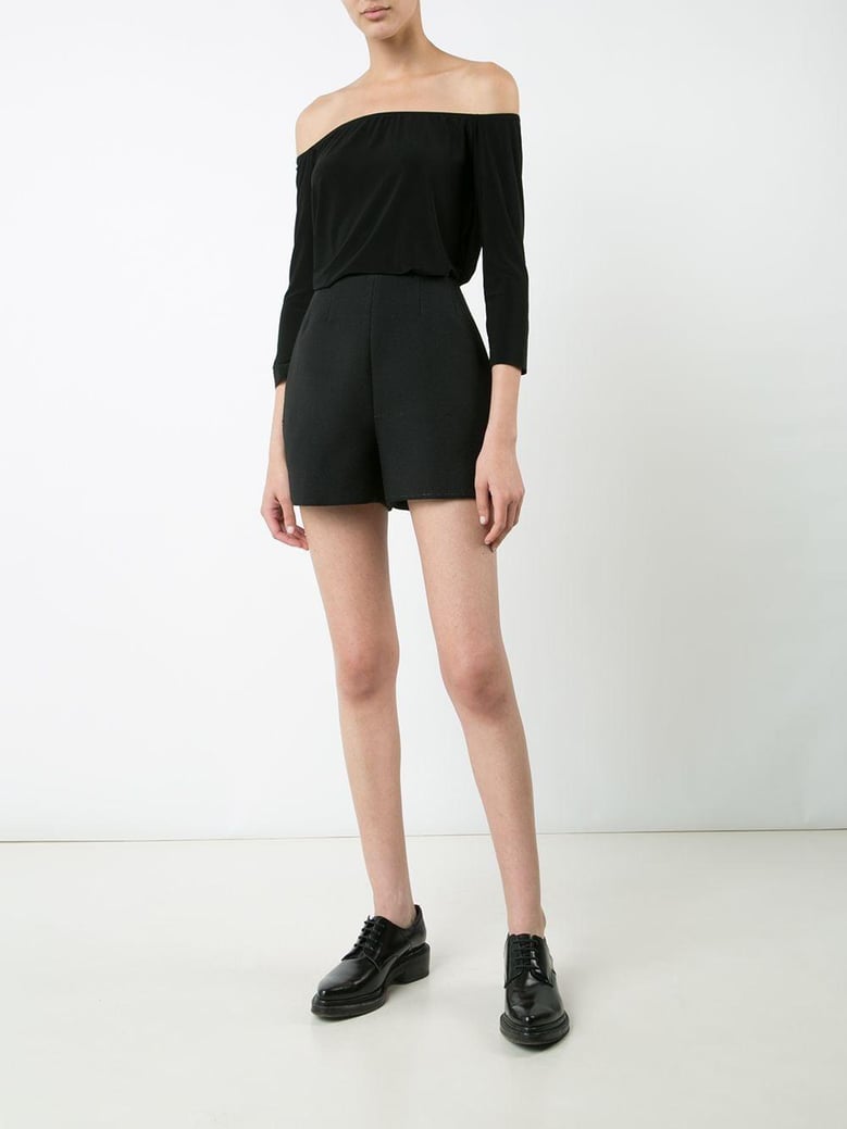 off shoulder jersey top by Selfnex