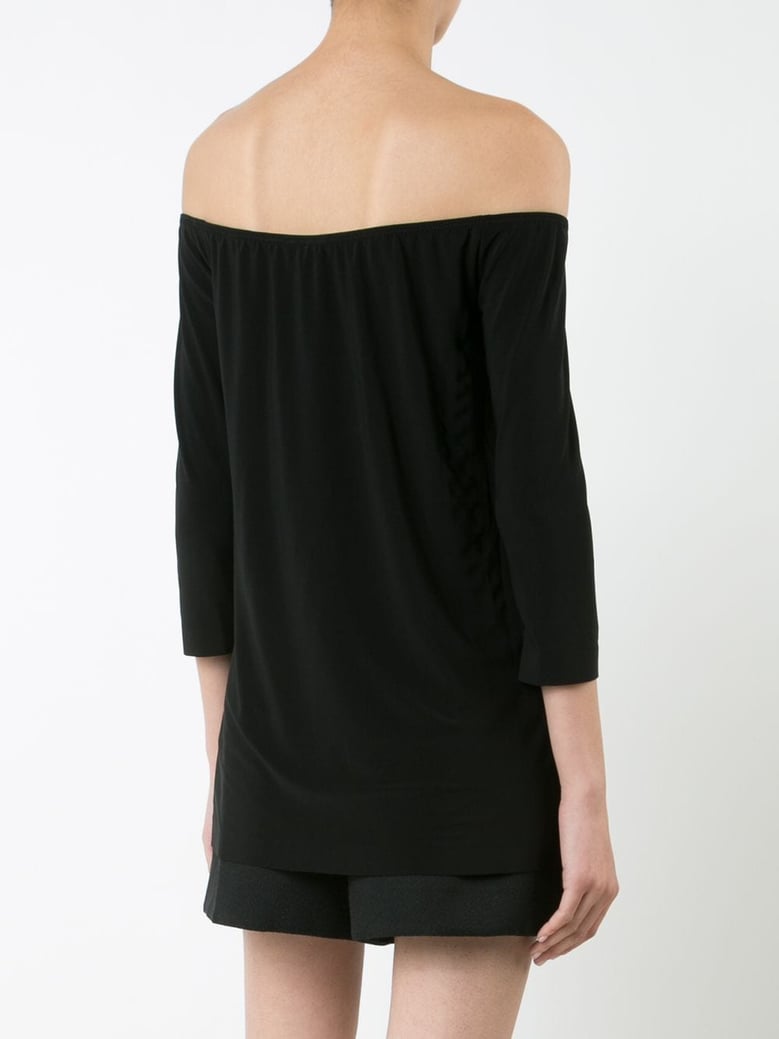 off shoulder jersey top by Selfnex