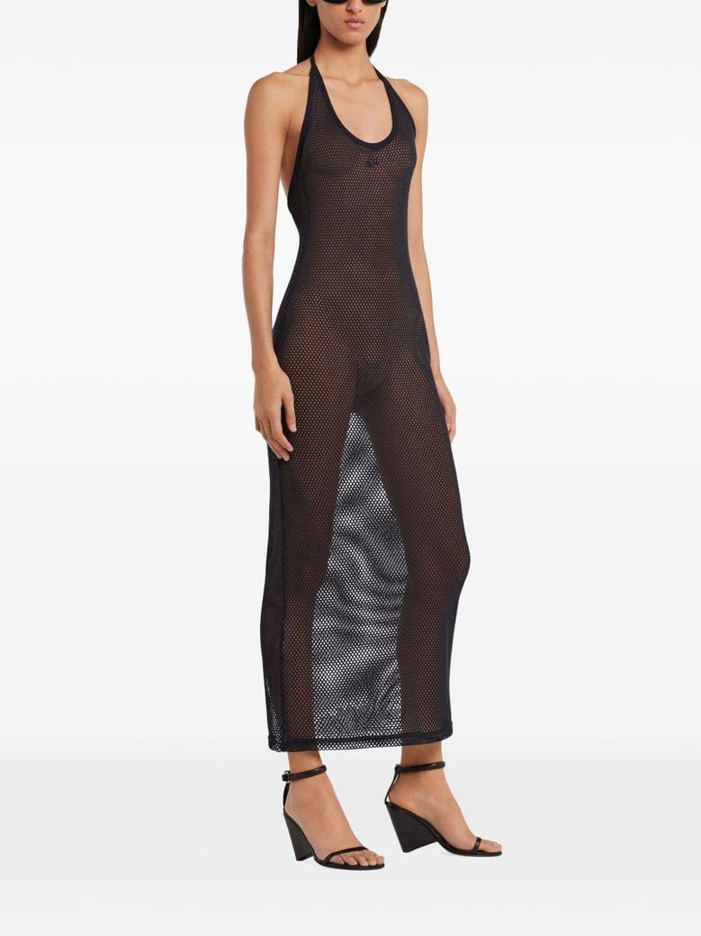 cotton long tank dress by Selfnex