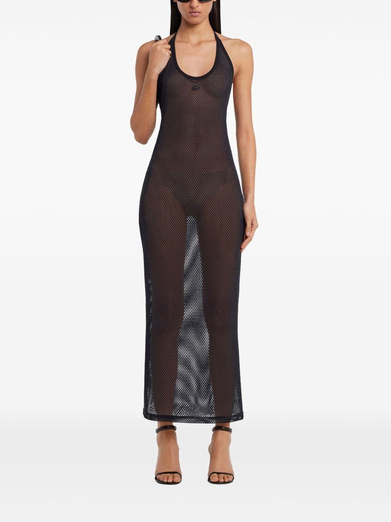 cotton long tank dress by Selfnex