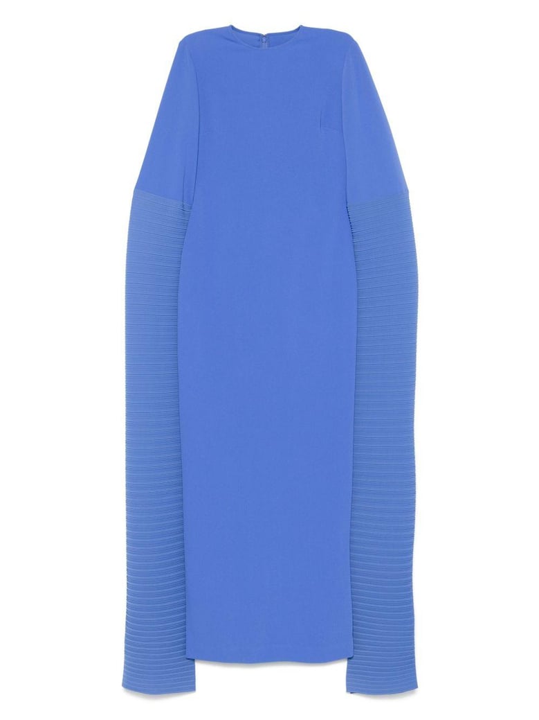 elegant full-length polyester dress by Selfnex