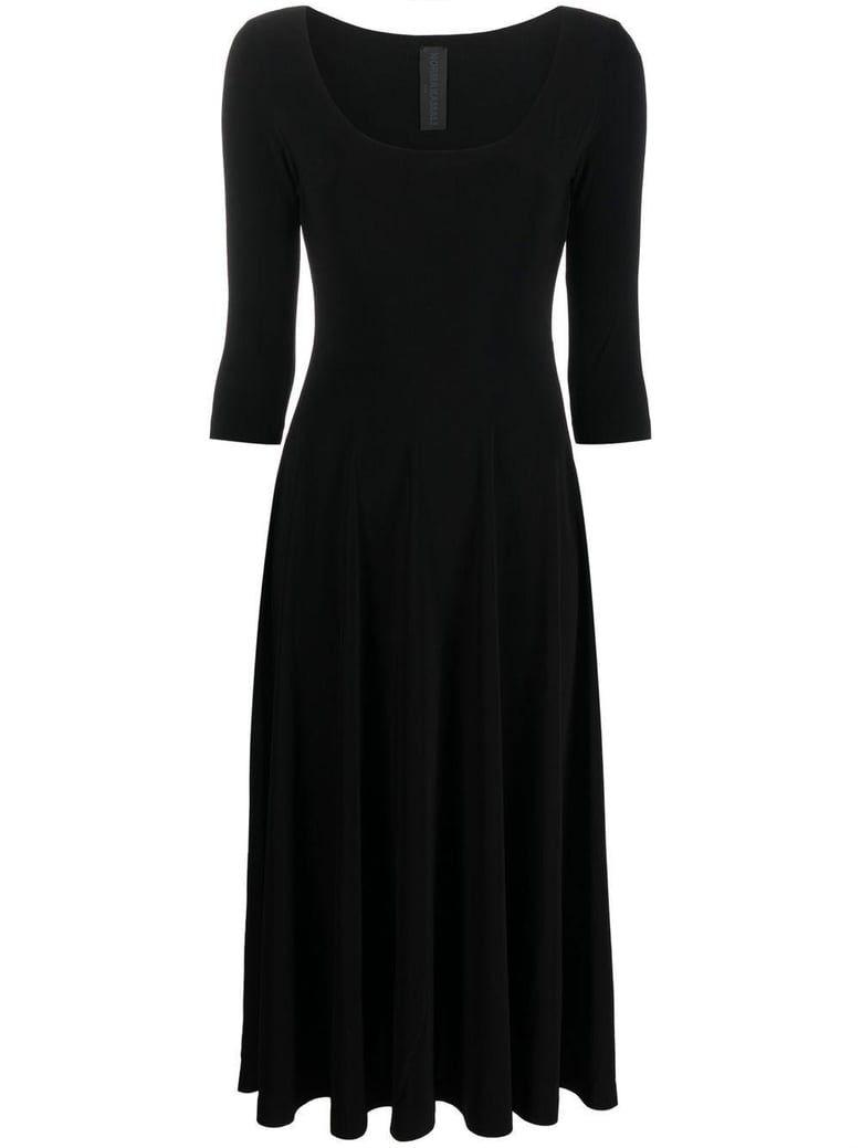 elegant flared midi dress by Selfnex