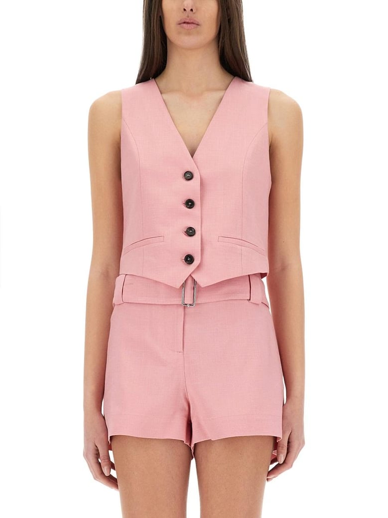 cropped vest by Selfnex