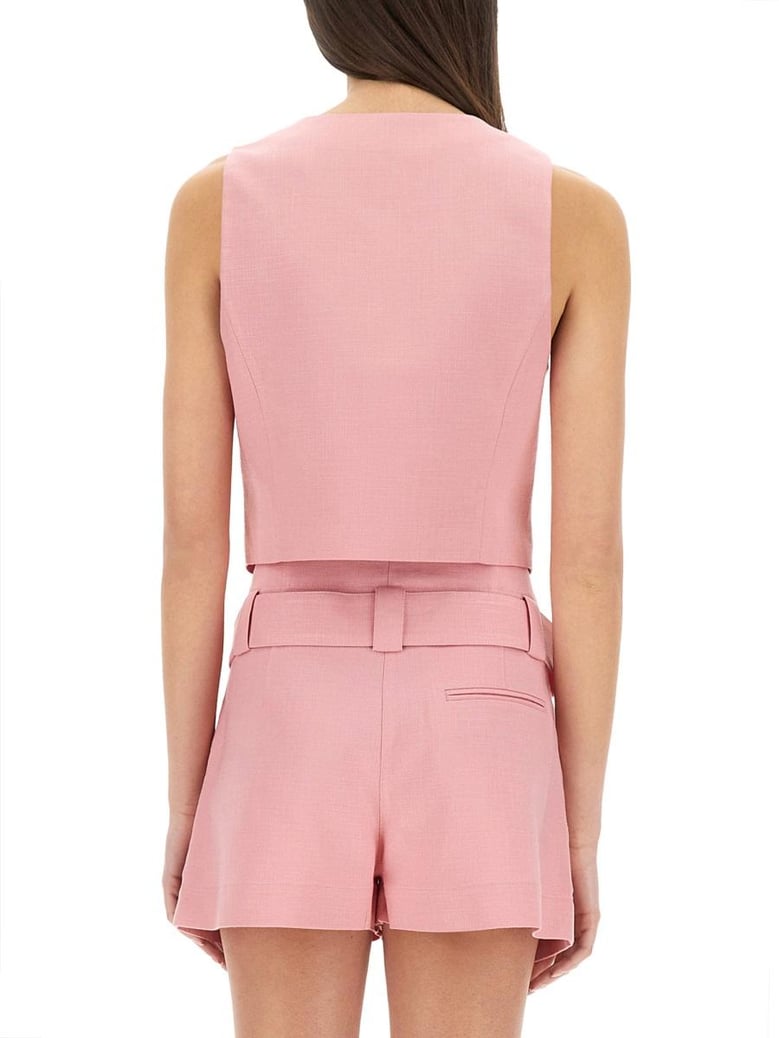 cropped vest by Selfnex