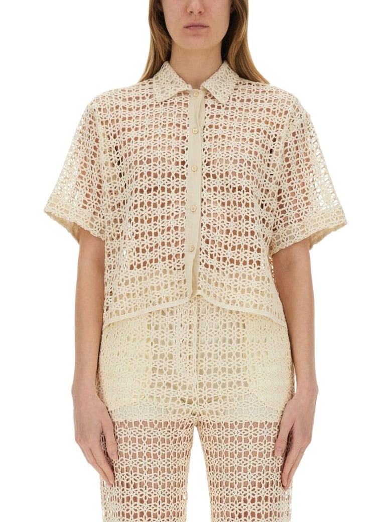 macramé shirt by Selfnex