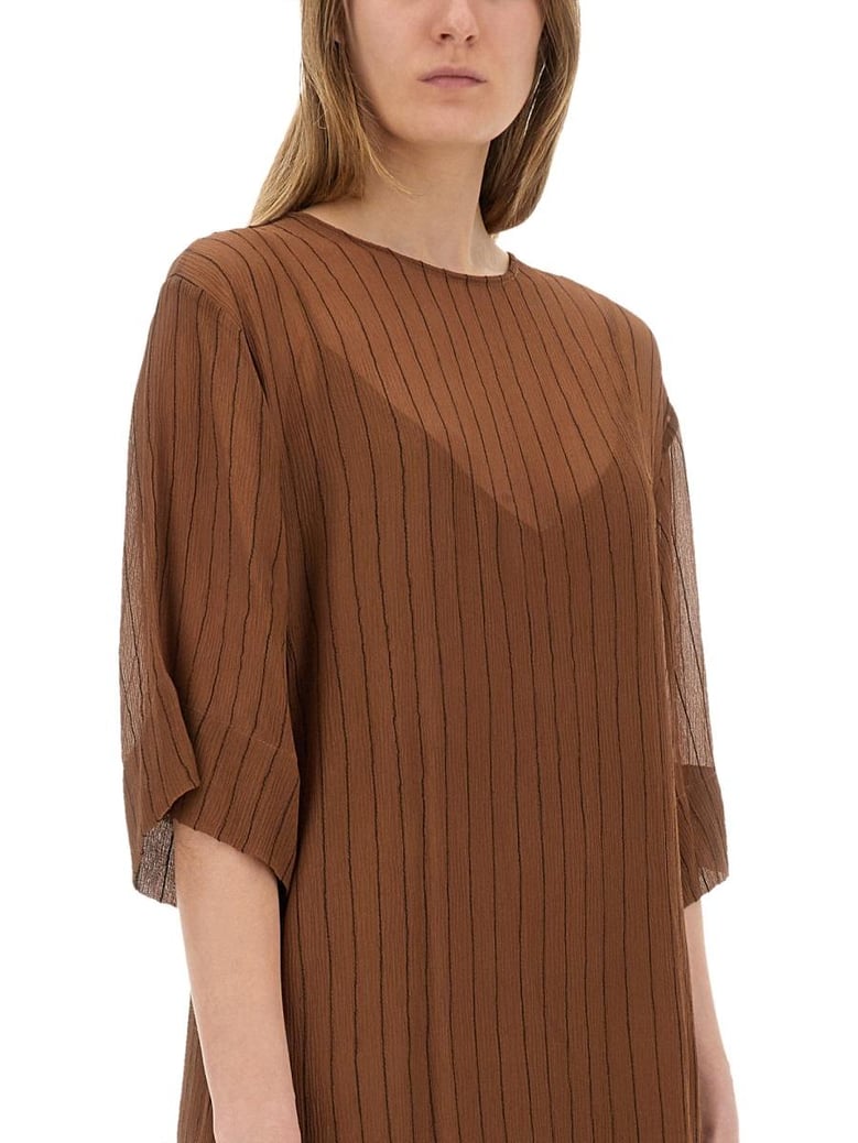 silk midi dress by Selfnex