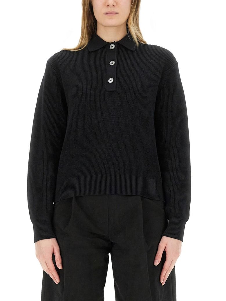 chesapeake knit polo shirt by Selfnex