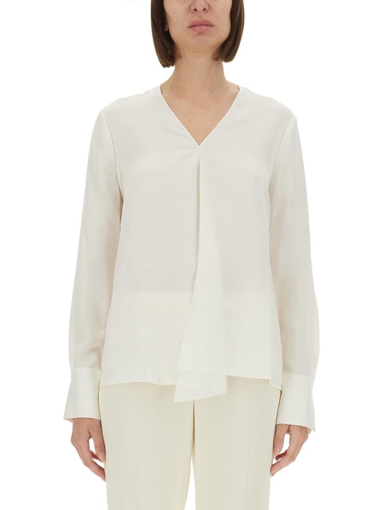 silk georgette blouse by Selfnex
