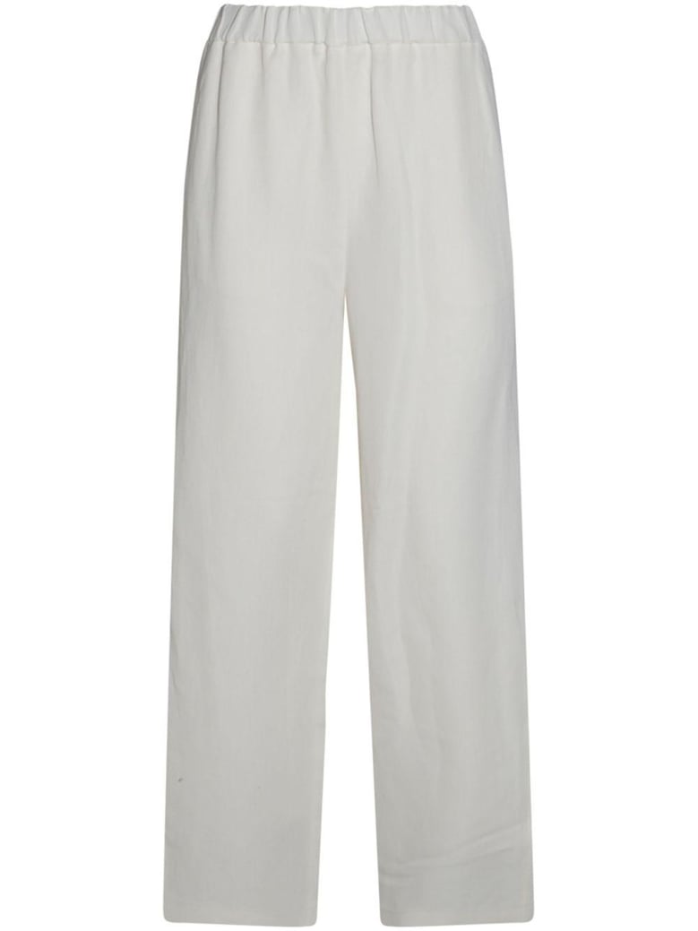 viscose-linen blend trousers by Selfnex