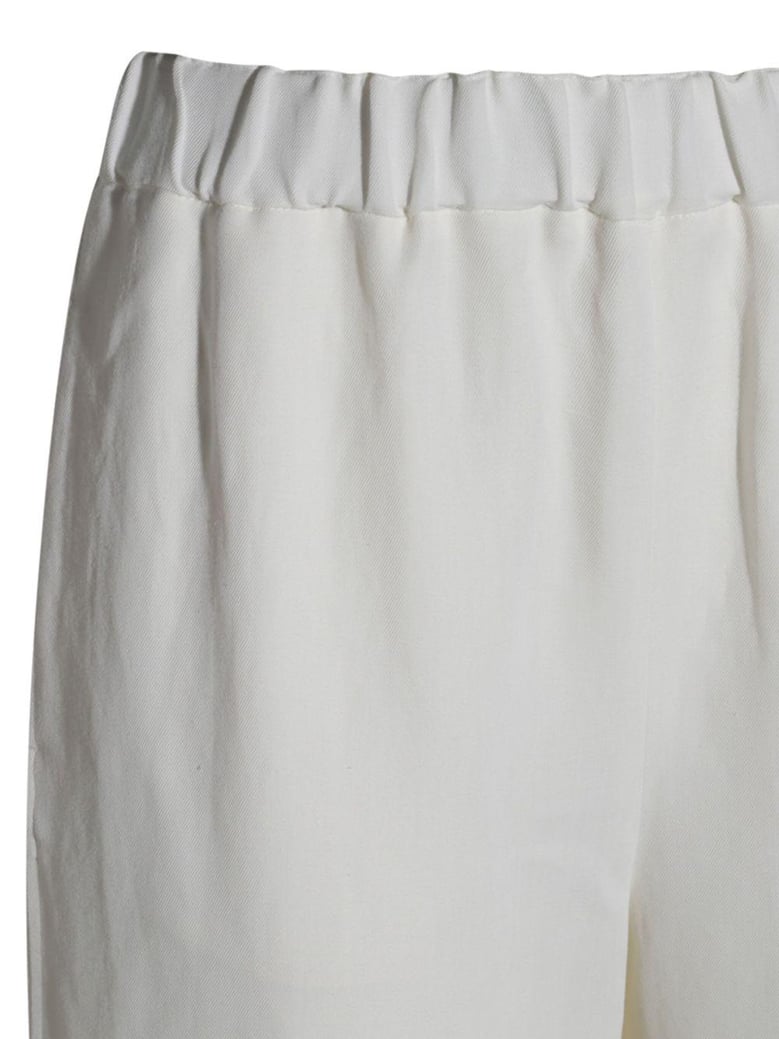viscose-linen blend trousers by Selfnex