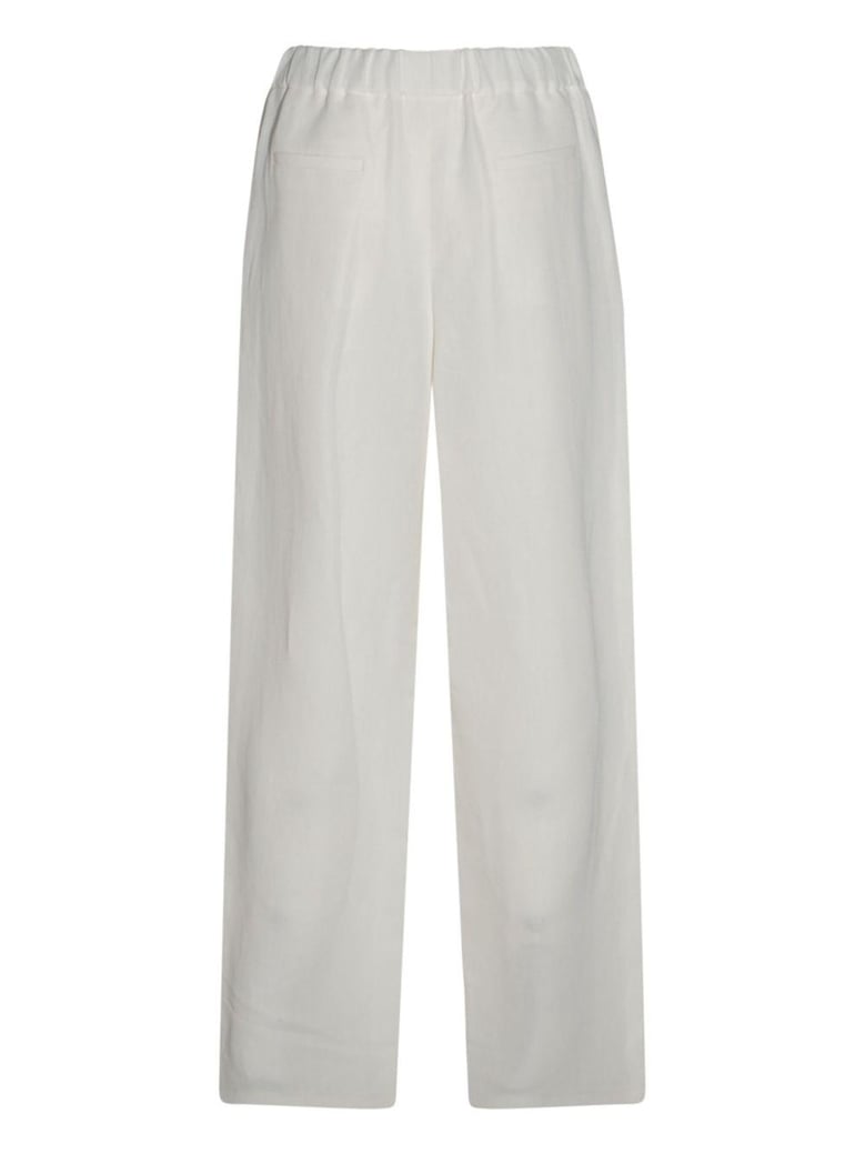 viscose-linen blend trousers by Selfnex