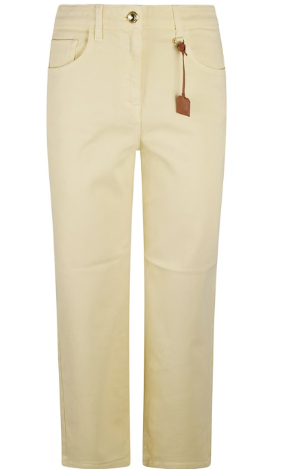 stretch cotton blend trousers by Selfnex