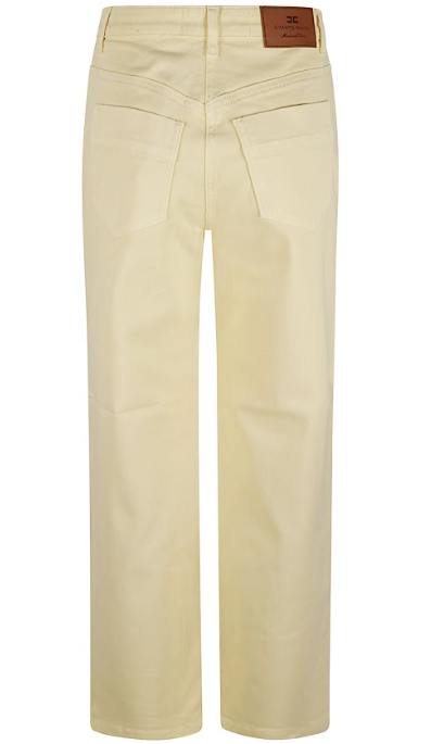 stretch cotton blend trousers by Selfnex