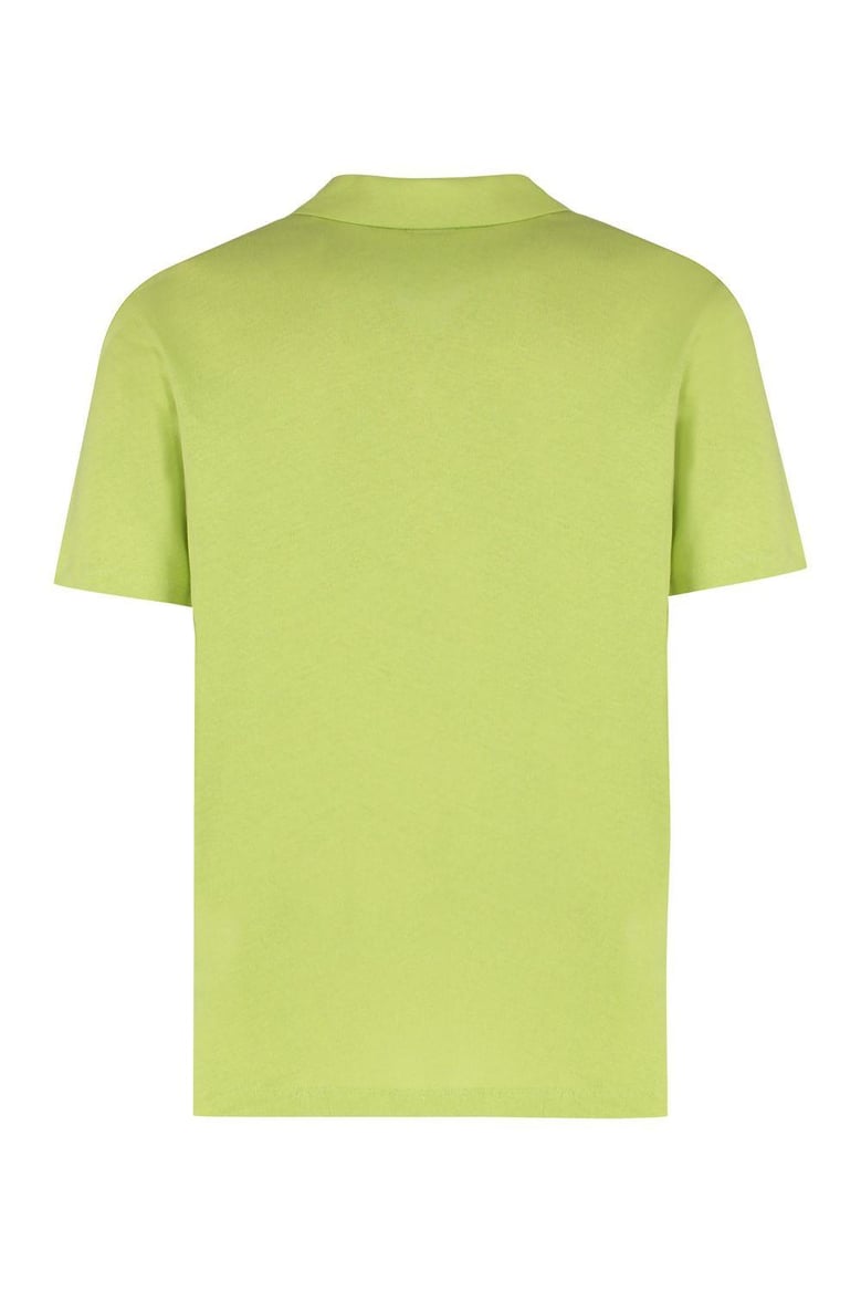 cotton-linen polo shirt by Selfnex