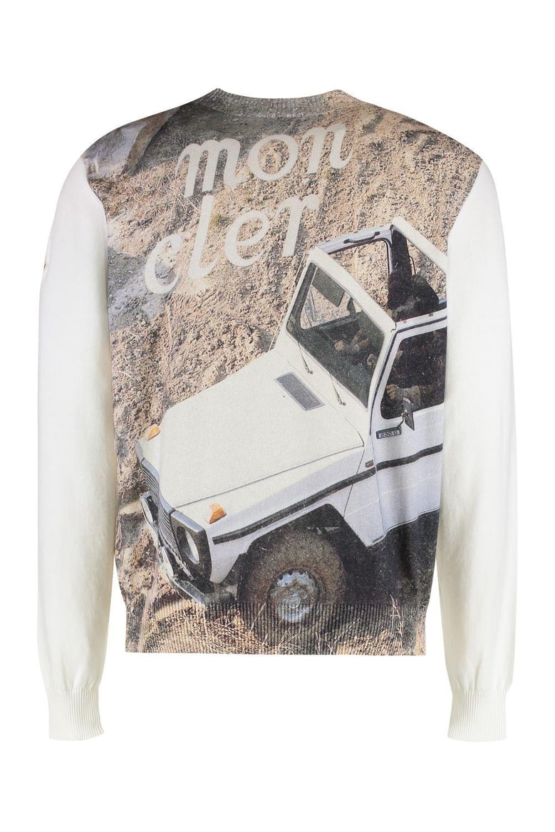 3 moncler x mercedes-benz by nigo - cotton crew-neck sweater by Selfnex