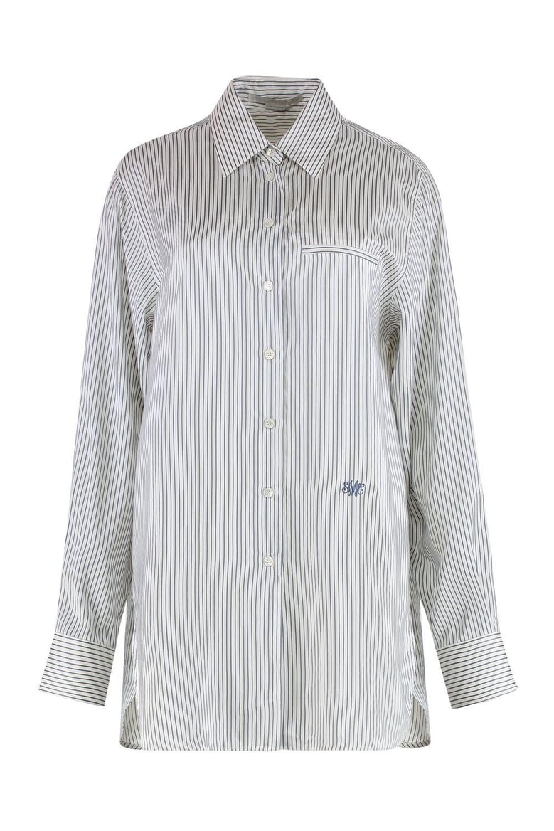 striped silk shirt by Selfnex