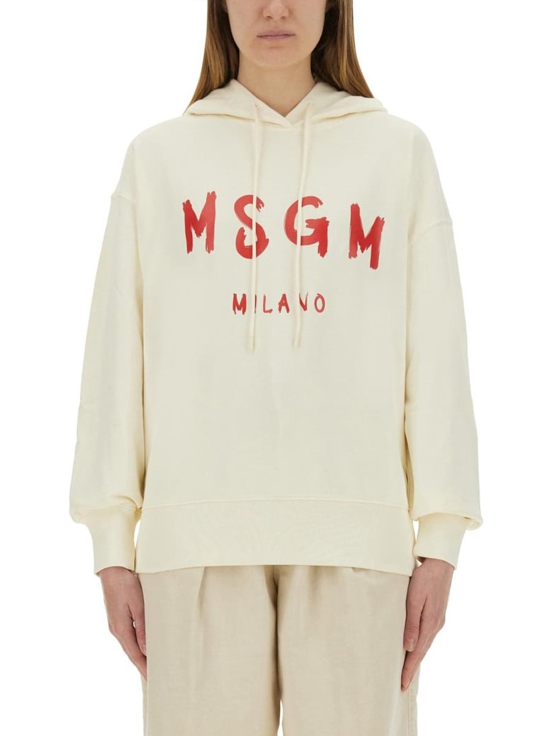 sweatshirt with brushed logo by Selfnex