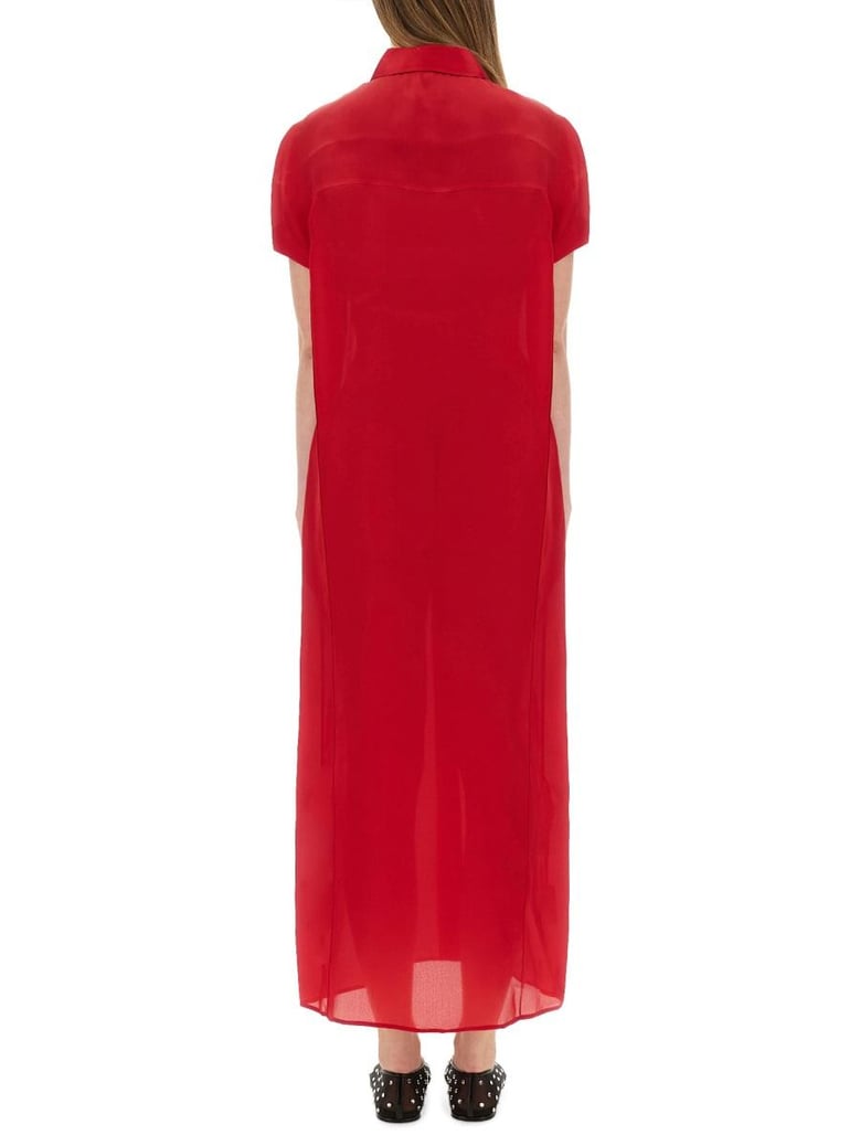 organza effy shirt dress by Selfnex