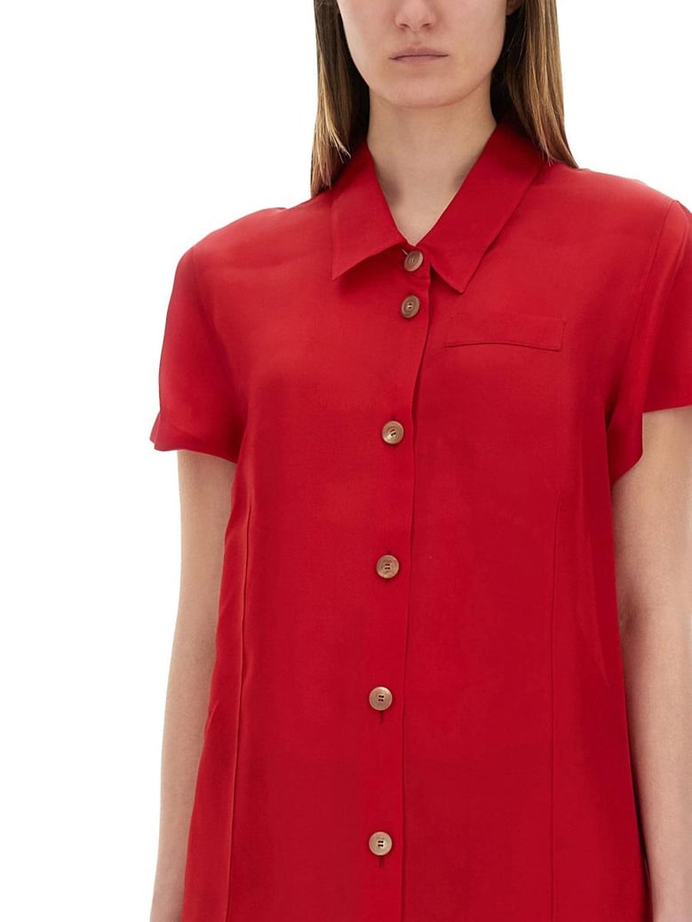 organza effy shirt dress by Selfnex