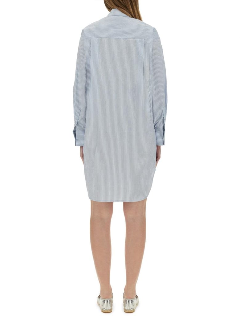 poplin shirt mini dress by Selfnex