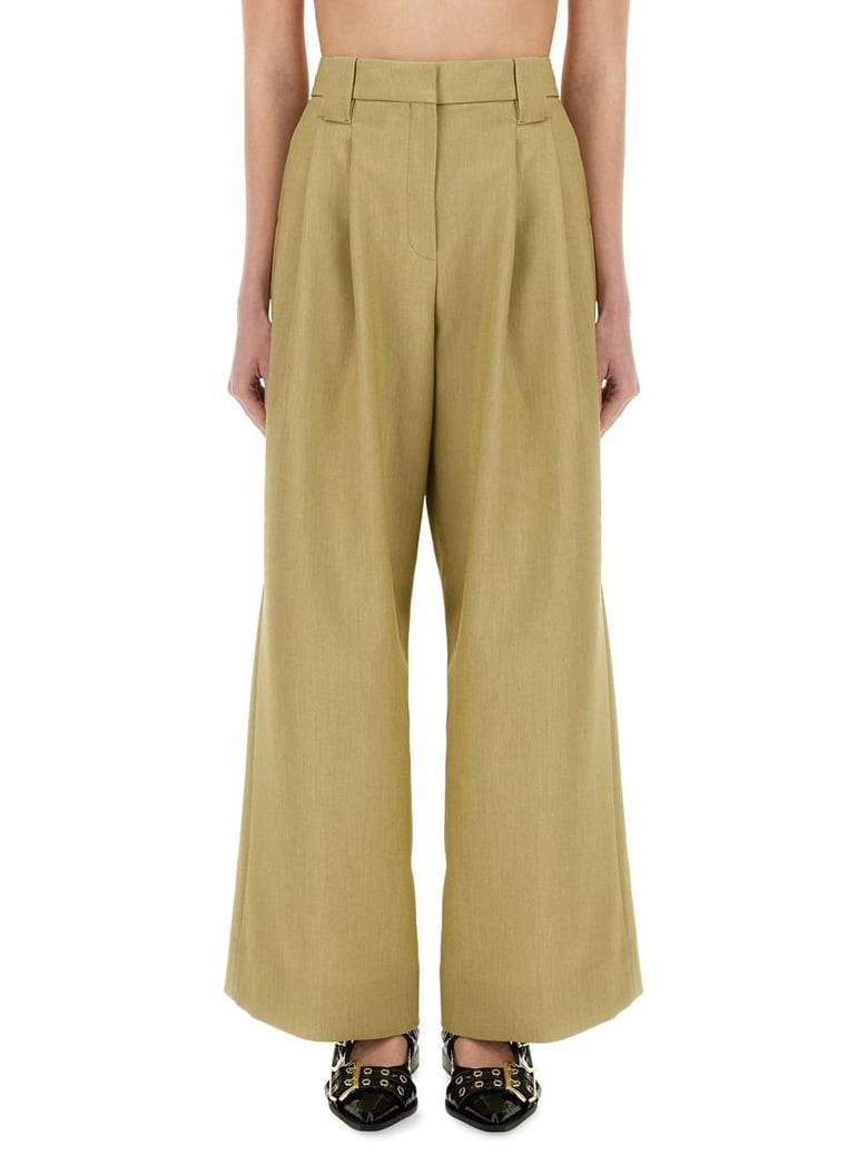 twill suit pants by Selfnex