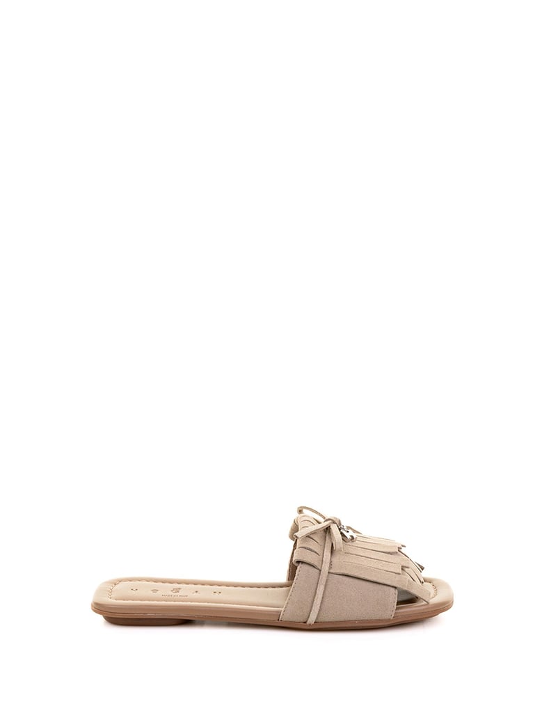 h685 flat suede sandal by Selfnex