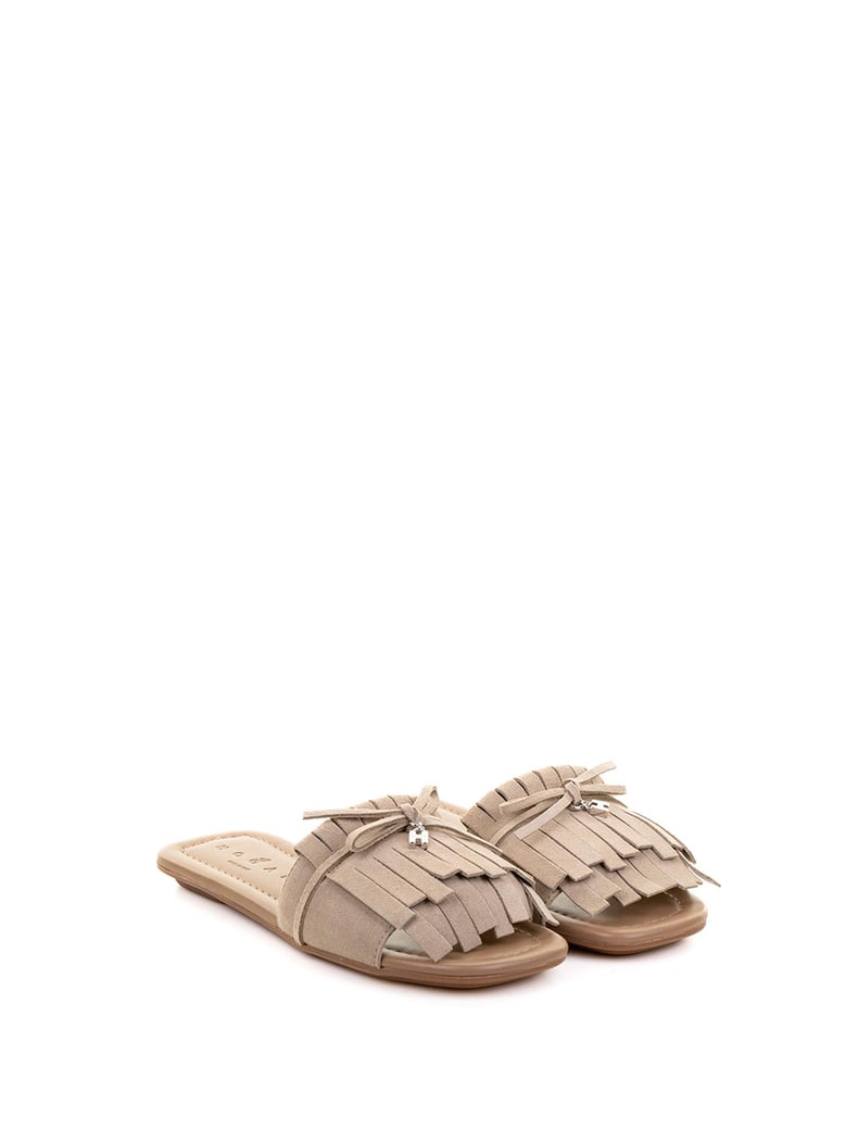 h685 flat suede sandal by Selfnex