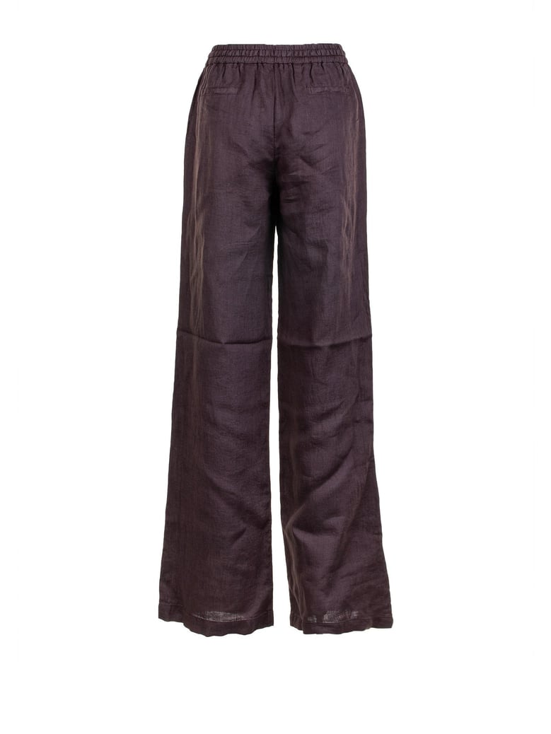 high-waisted trousers brown by Selfnex