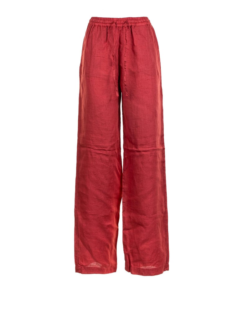 high-waisted trousers coral by Selfnex