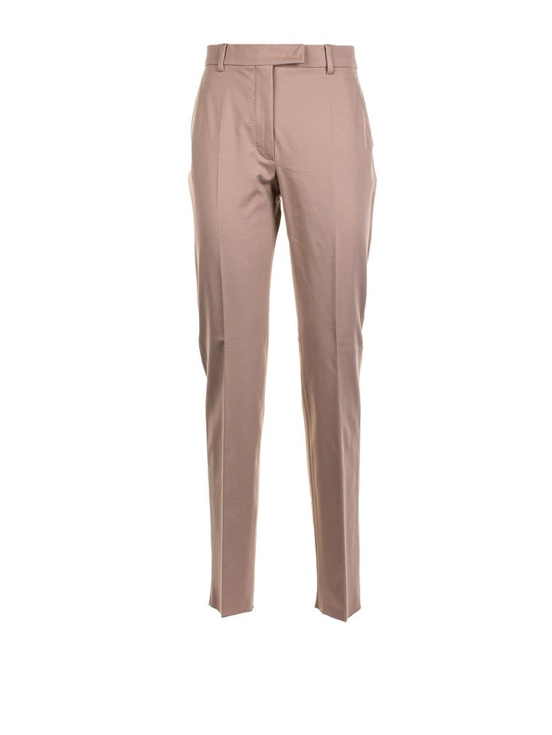 slim jersey trousers by Selfnex