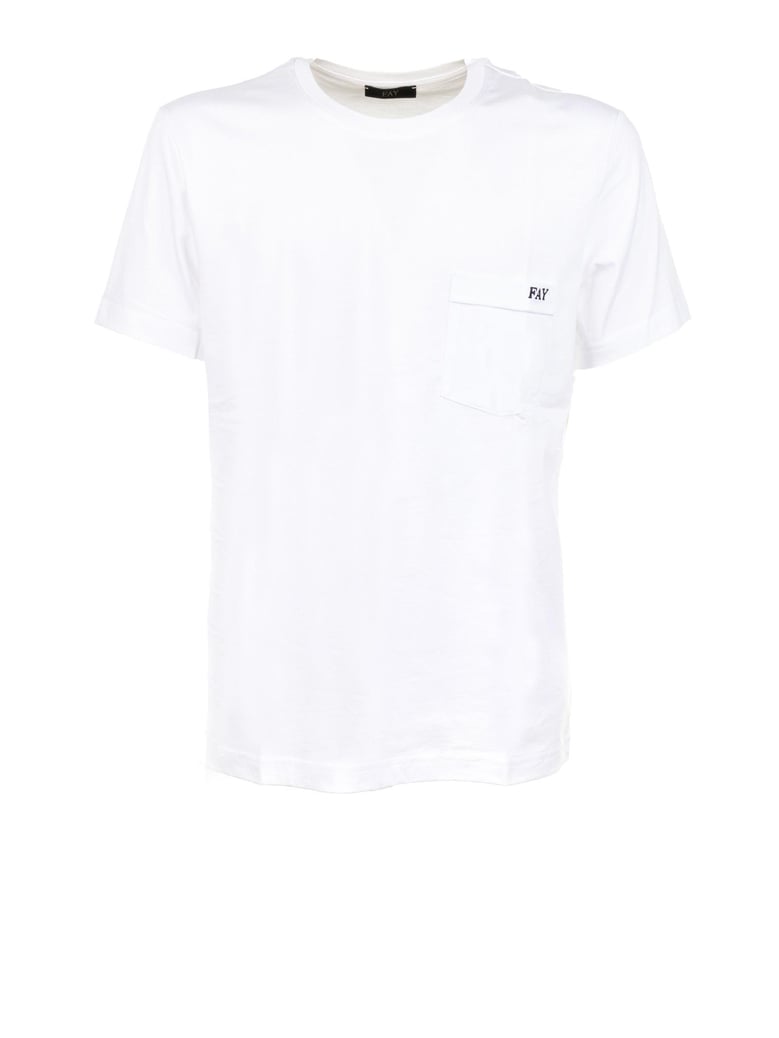 white t-shirt with logo by Selfnex