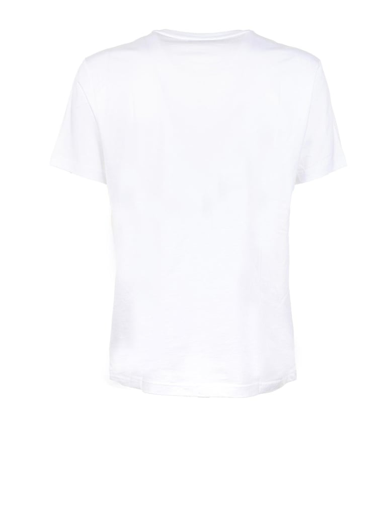 white t-shirt with logo by Selfnex