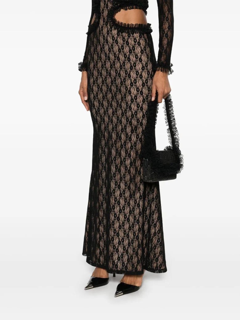 crystal lace detail bag by Selfnex